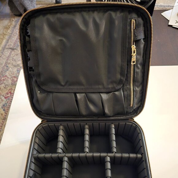 Travel Make Up Organization/Storage Bag -Adjustable Dividers -New - Picture 3 of 11